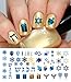Hanukkah Holiday Assortment Water Slide Nail Art Decals Set #1 - Salon Quality 5.5