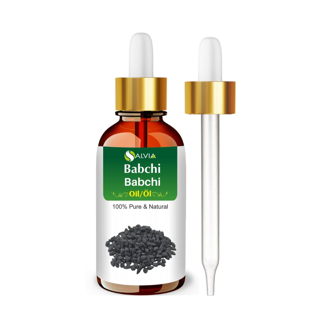 Babchi Carrier Oil (Psoralea Corylifolia) 100% Pure & Natural - Undiluted Uncut Cold Pressed Oil 30ml with Dropper