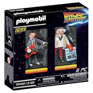 Playmobil 70459 Back to the Future© Marty and Doc, for Children Ages 6+
