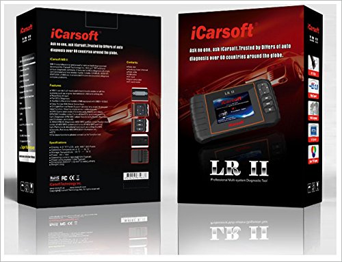 iCarsoft LR II Compatible for Landrover/Jaguar OBD II Scanner Tool Multi Systems ABS SRS Oil Reset