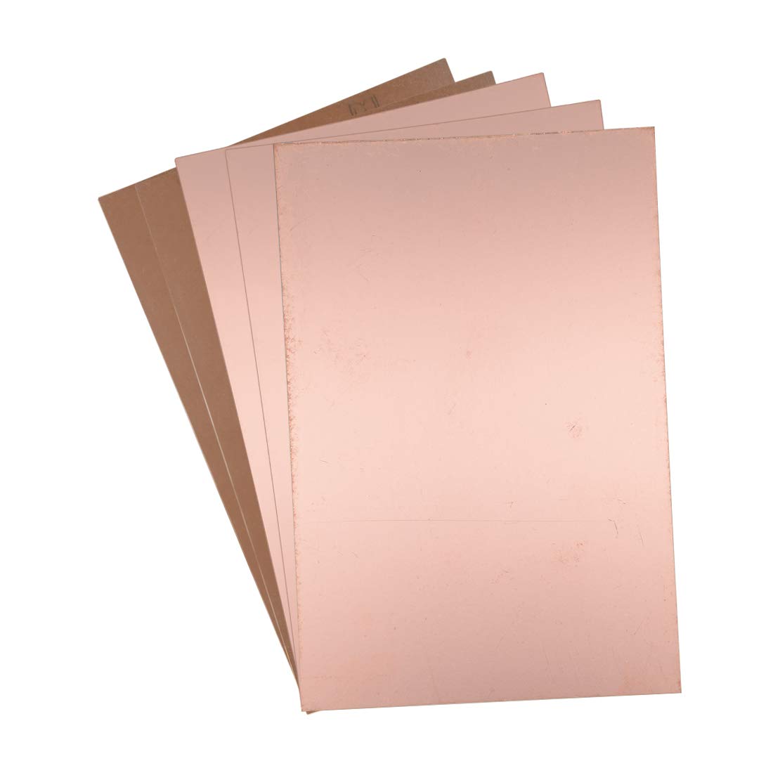 sourcing map Single-Sided Copper Clad Laminate PCB Circuit Board, 200x200mm 7.87x7.87 inch, 1.5mm Thickness DIY Prototyping PCB Board, Name Board, 5pcs