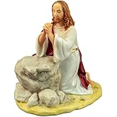 Positive Image Jesus Praying in Gethsemane, Collectible Figurine, 6.25" H