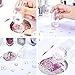 eBoot Clear Nail Art Jelly Stamper Plate Scrapers Set, 3 Different Stamper and 3 Different Replaceable Silicone Heads