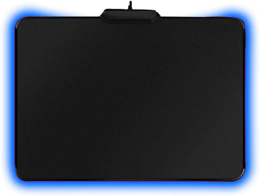 Razer RGB Gaming Mouse Pad Hard Gaming Monochrome LED Illuminated Super Hard PVC Rubber Waterproof Pad for Gamers and Office
