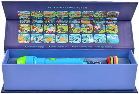 IUwnHceE 1pc Story Flashlight Toys Storybook Torch Educational Toy Handed Projector Sleeping Storys Gifts for child baby