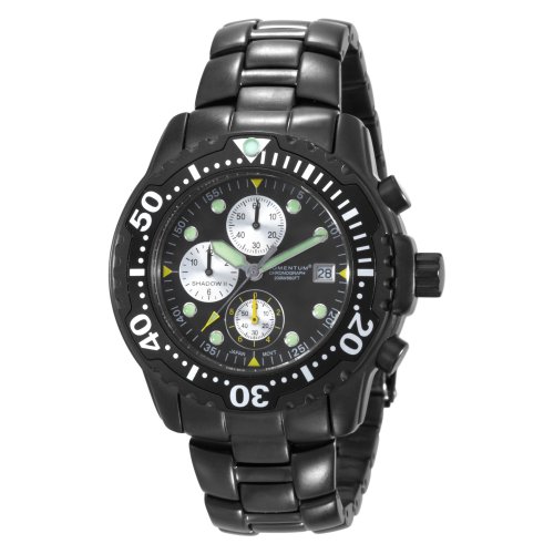 Momentum-Mens-1M-DV88B0-Shadow-II-Chrono-Black-PVD-Bracelet-Watch