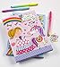 Rachel Ellen Designs Little Princess Unicorn Writing Kit, Girls Stationery Paper Letter Set, Stickers, Envelope Seals