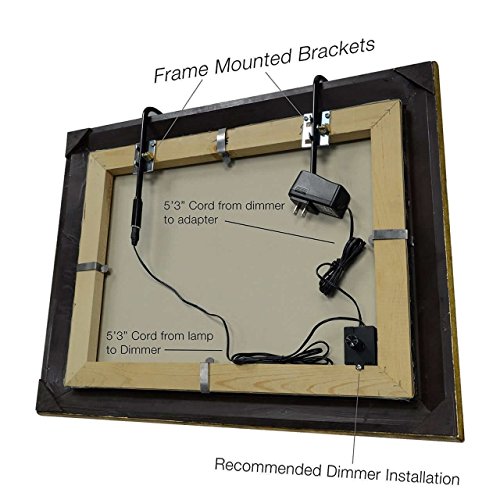 Cocoweb SLED21ORB Tru-Slim LED Picture Light, 21", Oil Rubbed Bronze - Thumbnail 2