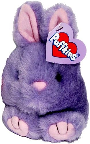 Puffkins Bumper Lavendar Easter Bunny Rabbit Bean Bag Plush