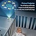 MyBaby, SoundSpa Lullaby Sound Machine & Projector | Choose From 6 Soothing Sounds & Nursery Lullabies | Rotating Picture Projector & 3 Image Disks | Convenient Disk Storage & Auto-Off Timer
