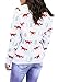 Tutorutor Womens Crewneck Cute Sweatshirt Long Sleeve Animal Print Shirt Tops