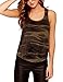 ASMAX haoduoyi Women's Irresistible Floaty Swing Tank Military Camo Vest (XL)