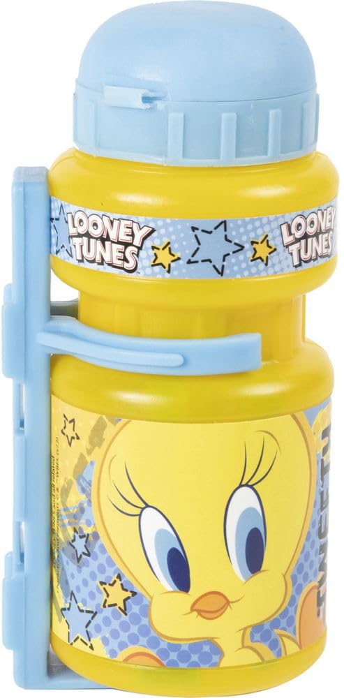 Warner Bros Looney Tunes Cycle Water Bottle 350ml Baby Girl Blue Yellow Titti Silvestro Universal Bike