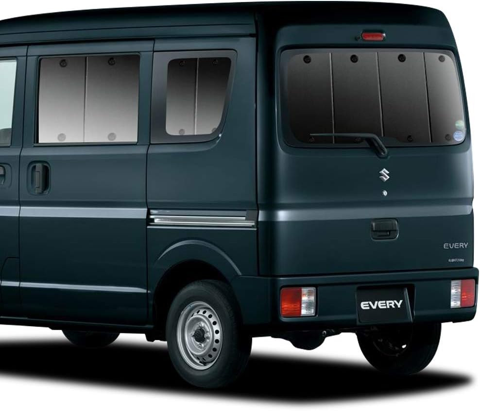Amazon エブリイ エブリィ Da17系 エブリイバン エブリイワゴン カーテン サンシェード 車中泊 グッズ プライバシーサンシェード リア用 01s G004 Re サンシェード 車 バイク