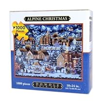 Dowdle Alpine Christmas 1000 Piece Puzzle by Dowdle Folk Art