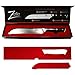 Zelite Infinity 8 Inch Serrated Bread Knife - Razor Sharp Japanese AUS-10 Super Steel 67-Layer Damascus Knife; Sourdough & Gift Box