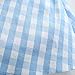 ZAFUL Women's 1950s Vintage Cap Sleeve V Neck Plaid Swing Dress with Pockets(Blue Checkered with Button,4XL)