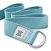 Node Fitness 8′ Premium Woven Cotton Blend Yoga Strap with D-Ring Buckle for Stretching – Turquoisethumb 3