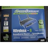 LINKSYS Wireless-G 2.4 GHz 54 Mbps Broadband Router w Speedboost WRT54GS ver.1.1
