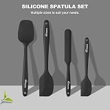 NileHome Silicone Spatula Set Heat-Resistant BPA-Free Steel Core Non-Stick view 7