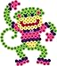 Perler 22645 Fuse Bead Pegboards 7-Pack-Boy/Girl/Bear/Monkey/Butterfly/2 Flowers