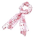 Purple Box Jewelry Valentine's Day Heart Scarf or Mothers Day Scarf