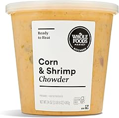 Whole Foods Market, Soup Chowder Corn And Shrimp, 24 Ounce
