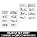 mDesign Deep Plastic Kitchen Storage Organizer Container Bin with Handles and Labels for Pantry, Cabinet, Shelf, Fridge, Freezer - Holds Dry Goods, Sauces, Condiments, Ligne Collection, 4 Pack, Clear