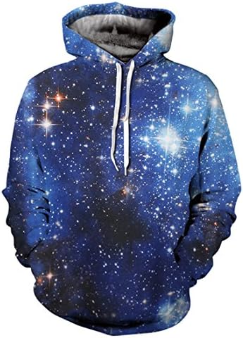 Owence Unisex Realistic 3d Digital Pullover Sweatshirt Hoodie Hooded Sweatshirt Zip up Hoodie-DX013-S