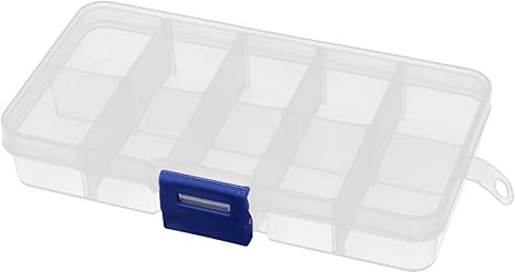 Amazon Uxcell 収納ケース 収納ボックス パーツケース 小物収納箱 10仕切り プラスチック クリア Diyツール 収納ケース ボックス オンライン通販