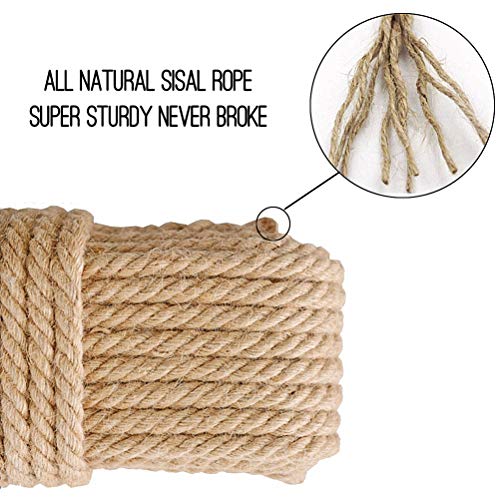 Aoneky Replacement Cat Scratching Post Sisal Rope Hemp Rope for Cat