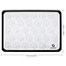 Silicone Pastry Mat, Half Sheet Size Non Stick and BPA Free Professional Grade Quality - Perfect for Making Macaroons, Cookie, Bread and Pastry