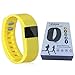 Vahulawa Fitness Tracker TW64 Smart Watch Bluetooth Watch Bracelet Smart band Calorie Counter Wireless Pedometer Sport Activity Tracker For iPhone Samsung Android IOS Phone (Yellow)