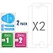 (2 Pack) iPhone 7 Plus Screen Protector Glass, CiCOTEX Ultra-Clear High Definition (HD) Tempered Glass Screen Protectors for iPhone 7 (5.5 inch)