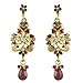 Dancing Girl Indian Jewelry for Women Kundan Jewelry Set for Wedding with Indian Earrings (Red)