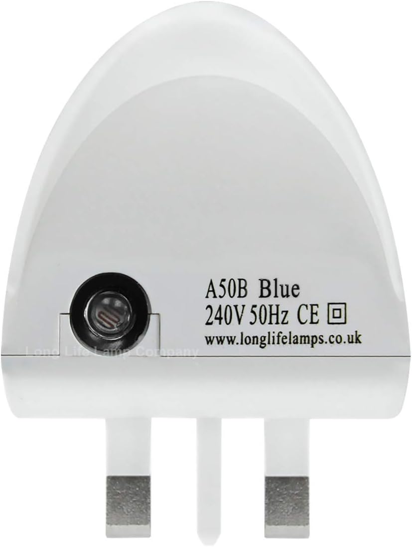 Blue Automatic LED Night Light - Plug in & Energy Saving Dusk 2 Dawn LED Night Light Sensitive Night Light - Image 4