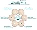 Leirai Wool Dryer Balls - Pack of 6 XL - Organic Natural Fabric Softener, Dryer Sheets Replaces, Chemical Free, Baby Safe, Shorten Drying Time, Lingerie Bra Laundry Bag