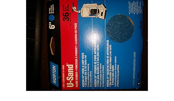 Norton 36 Grit U Sanda Floor Sander Pad Refills Amazon Com