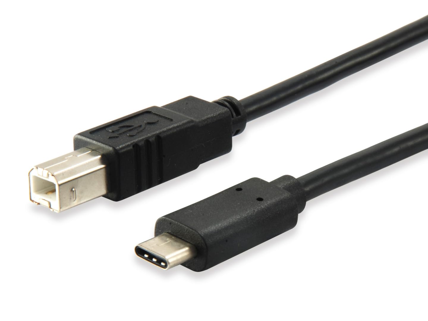 Equip 12888207 1 m USB C USB C Black – USB Cable (1 m, USB c, usb c, Male/Male, Black, Right)