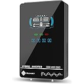 SUMRY Hybrid Solar Inverter, 4000W DC 24V to AC 120V Pure Sine Wave Power Converter, Glass Top Cover with LCD Display, 140A MPPT Charge Controller, Supports Battery-Less or AGM Lithium Battery