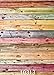 SJOLOON 5x7ft Colorful Wood Wall Photography Backdrop Vinyl Background Colors Wooden Floor Studio Props 10313