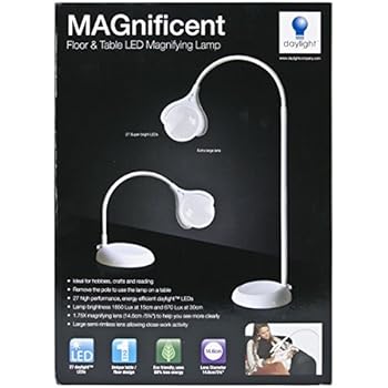 daylight magnificent magnifying lamp floor table led