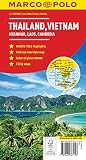 Image de Thailand, Vietnam, Laos, & Cambodia Marco Polo Map (Marco Polo Maps)