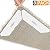 SANROCK Anti Curling Rug Grippers 1/8" Thick - Non Slip Rug Pads 8 pcs for Hardwood Floors and Tile Floors - Renewable Adhesive No Harm to Carpets and Floors