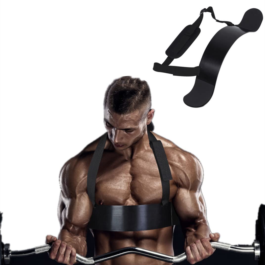 Arm Blaster Bicep Isolator, Aluminium Alloy, 61.5x13.5x11cm, Adjustable for Curling and Weightlifting, Body Building Bomber Fitness