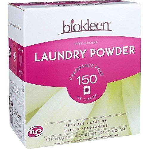 Bio Kleen Free and Clear Laundry Powder, 10 Pound 3 per