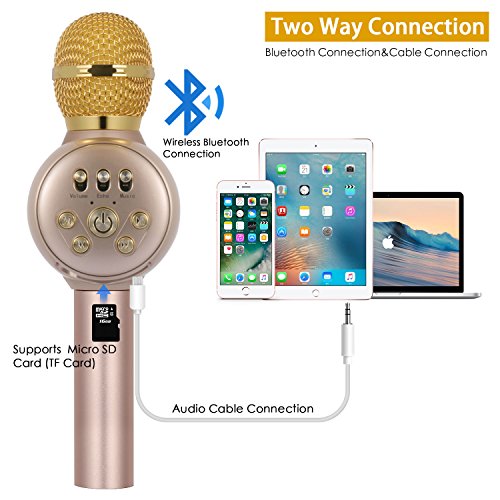 4 Microphone+InThoor+Professional+Bluetooth+Smartphone