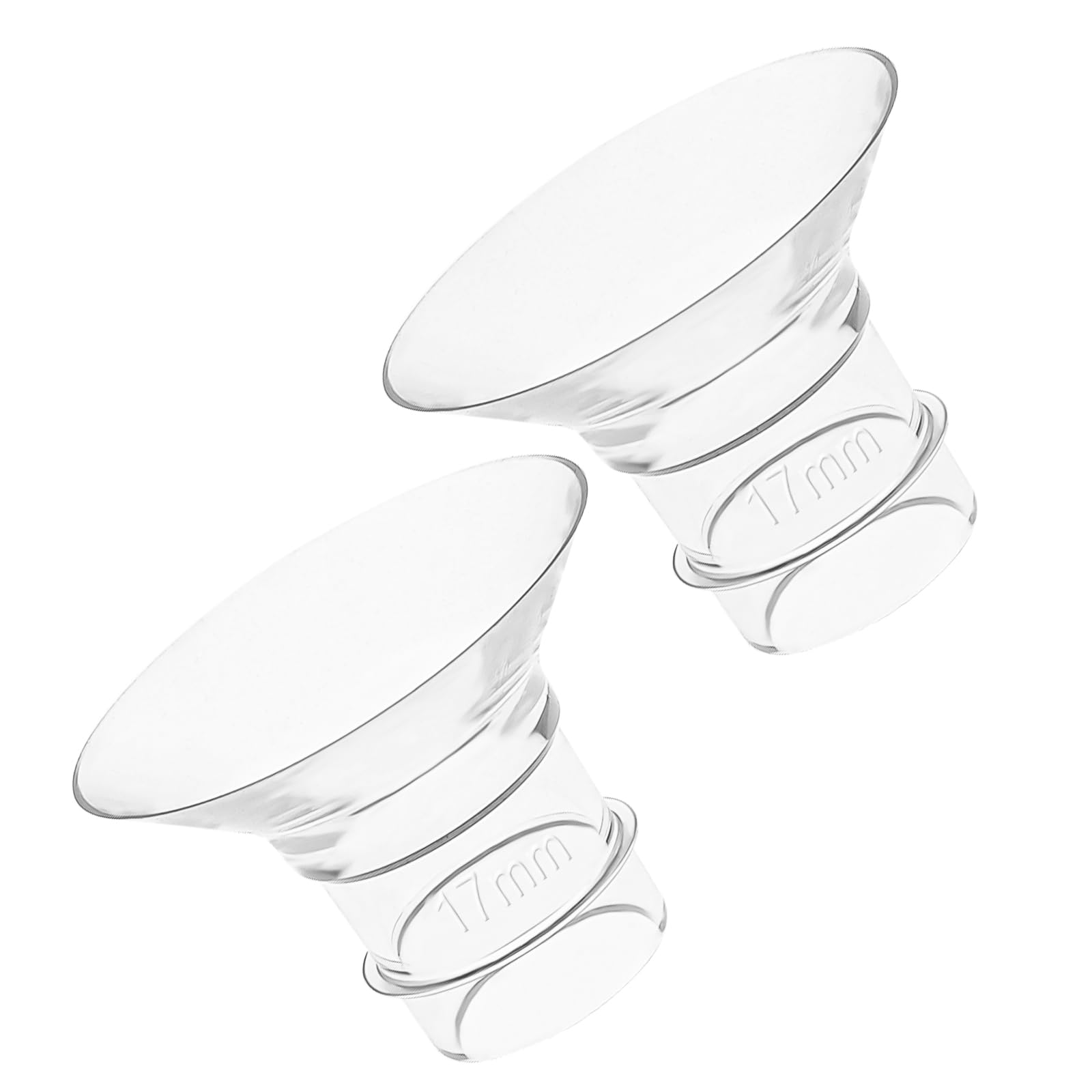 2pcs Flange Inserts, 17mm Silicone Breastpump Flange Insert Wearable Breast Pump Accessories Compatible with Medela/Spectra/TSRETE/Momcozy S9/S12/S9Pro/S12Pro