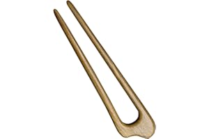 ARTSEWPLY Wooden U Shaped Hair Pin for Thick and Long Hair Elegant Accessory for Womens Updo Wedding and Party