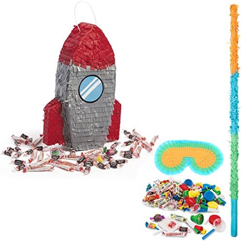 BirthdayExpress Rocket Party Supplies Pinata Kit